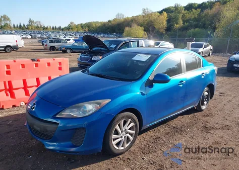 2012 Mazda Mazda3 I Grand Touring from USA, damaged, VIN JM1BL1W76C1598085